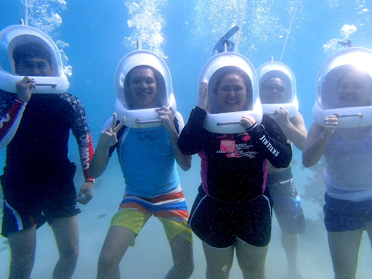 The Lifestyle Hub Helmet Diving At Grande Island Resort Subic
