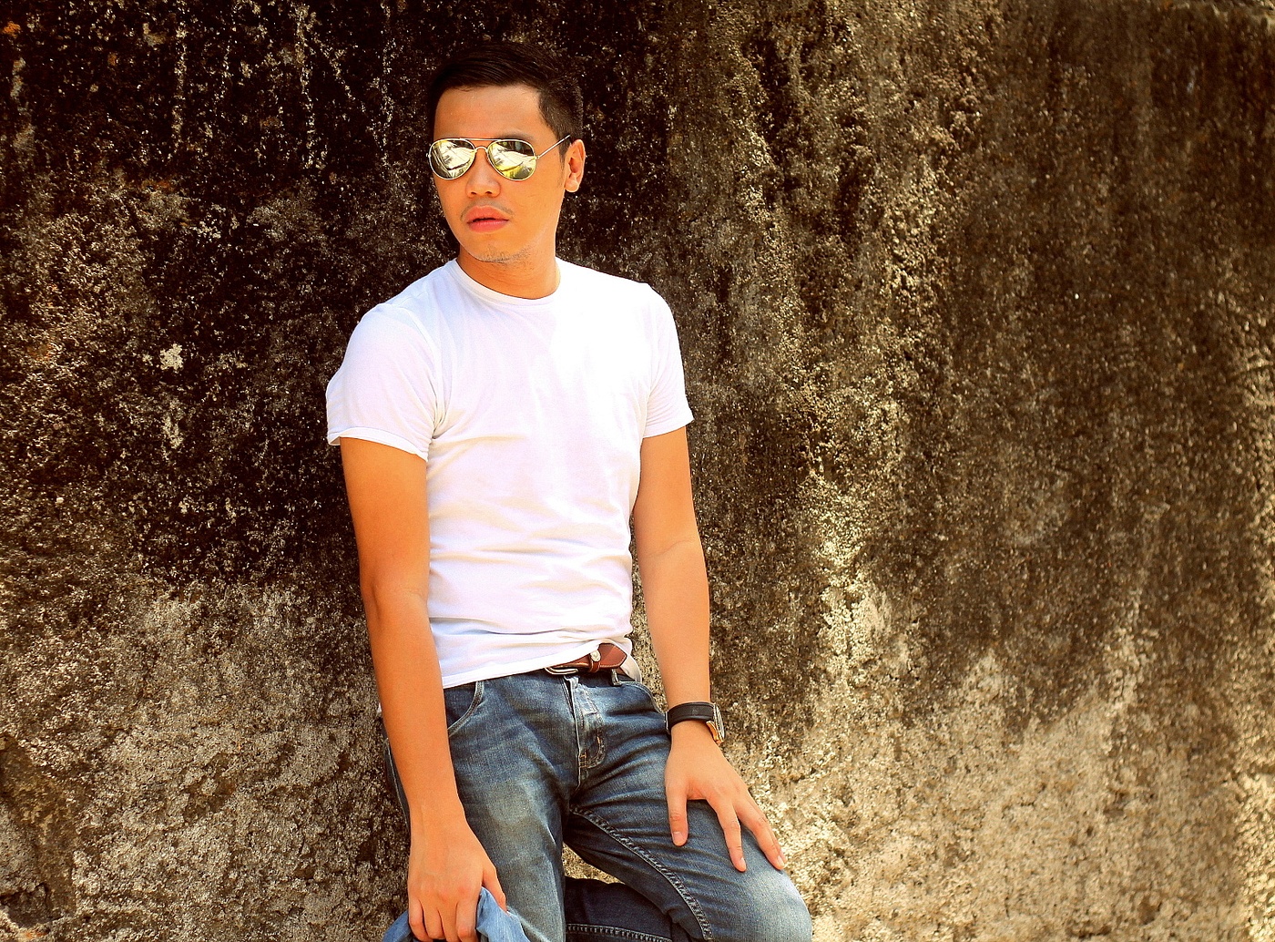 denim on denim men's OOTD denim on denim men's OOTD