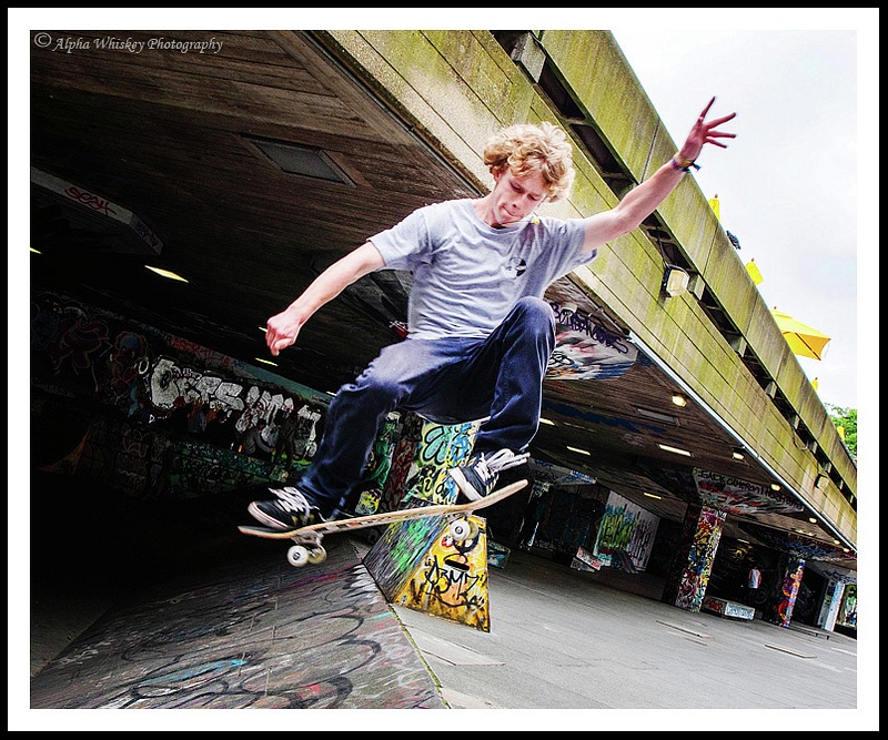 south bank skateboarders and cyclists