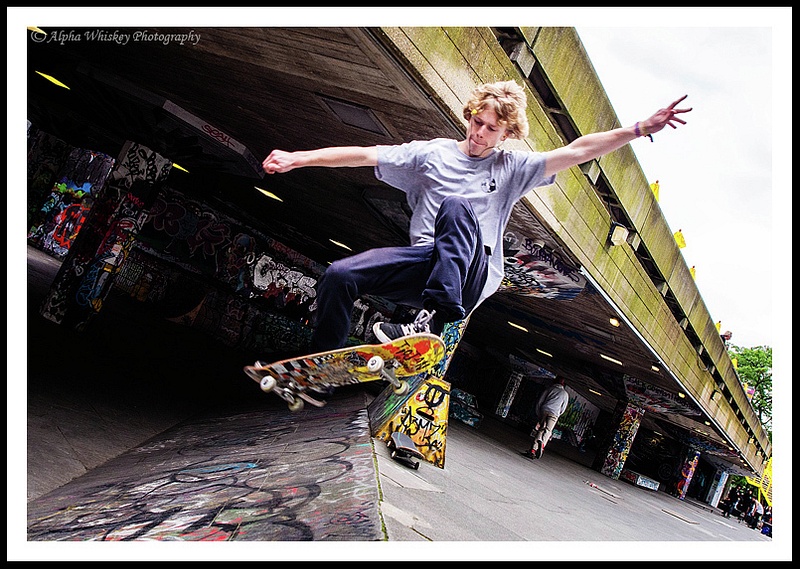 south bank skateboarders and cyclists